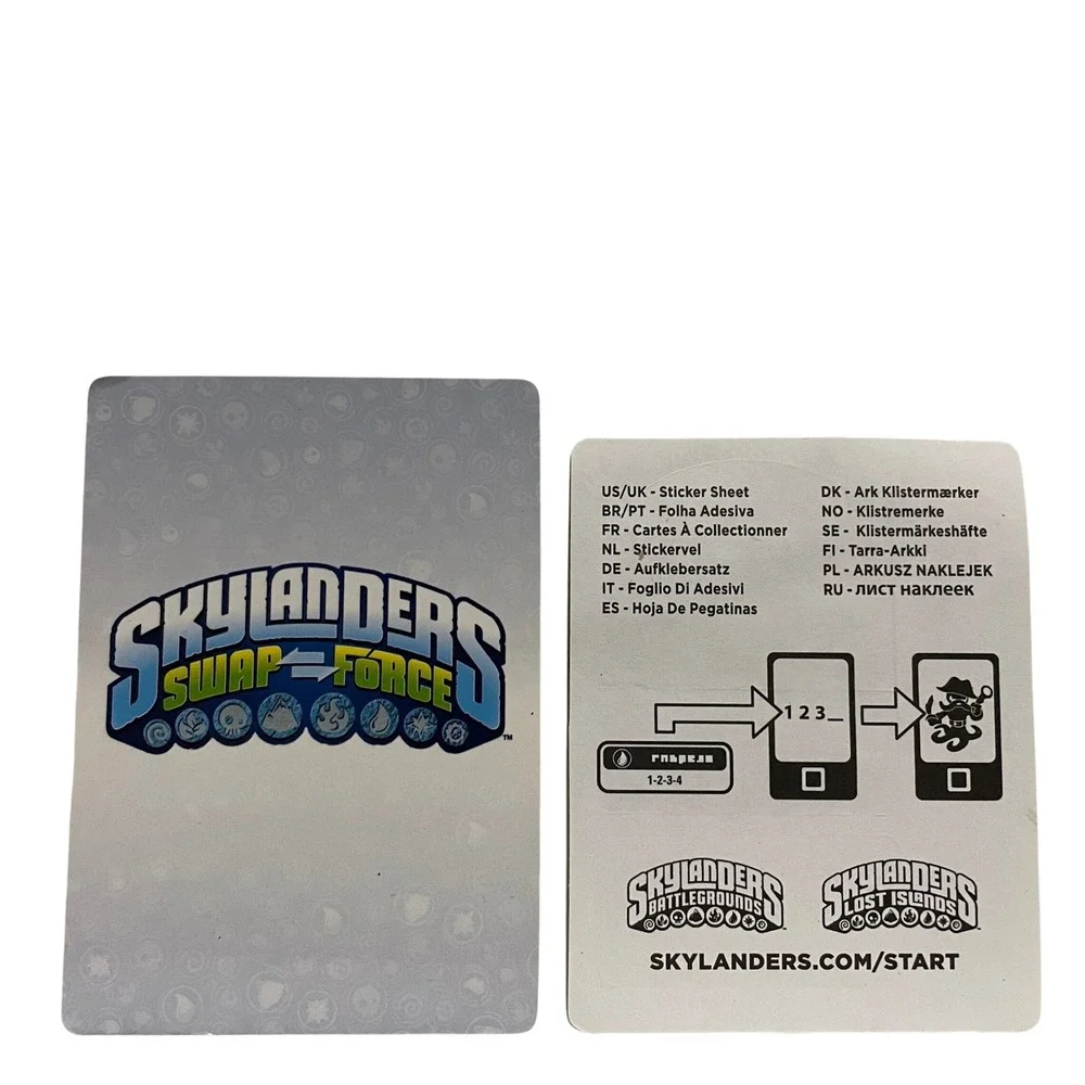 Skylanders Swap‎ Force Blast Zone Figure With Card + Sticker